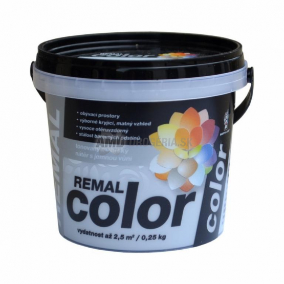 REMAL COLOR FARBA NA STENU POPOLUŠKA 0,25 KG 
