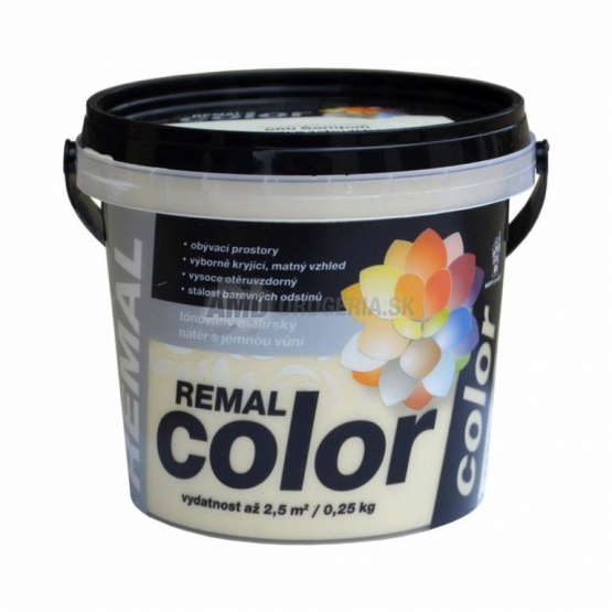 REMAL COLOR FARBA NA STENU ŠAMPAŇ 0,25 KG 