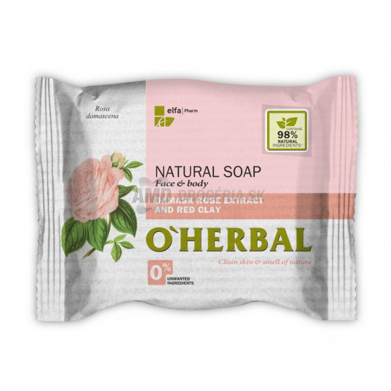O´HERBAL MYDLO DAMASK ROSE 100 G
