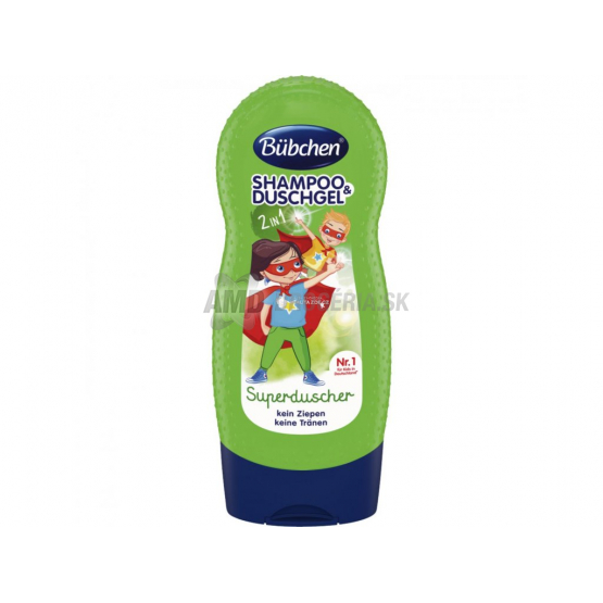 BUBCHEN KIDS SPRCHOÝ GÉL SUPERHRDINA 2V1 230 ML