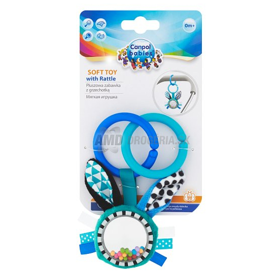 CANPOL PLYŠOVÁ HRAČKA ZAJKO 0M+ 1 KS