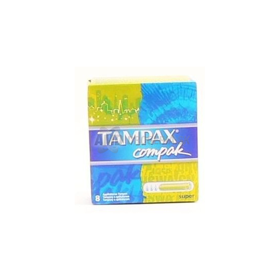 TAMPAX COMPAK SUPER 8 KS