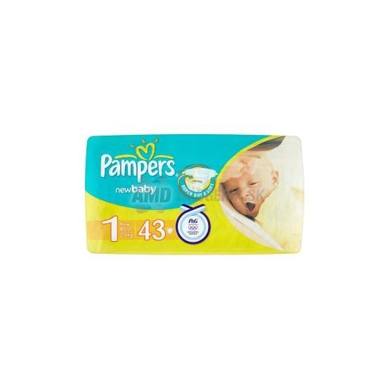 PAMPERS NEWBORN 1 PLIENKY (2 - 5 KG) 43 ks