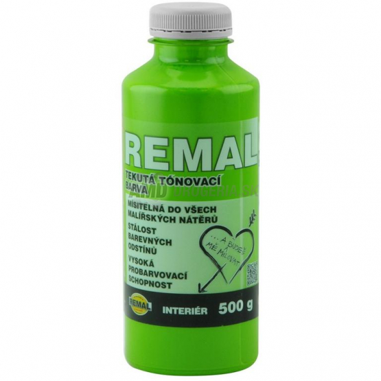 Remal tekutá tónovacia farba žltozelená, 500 g