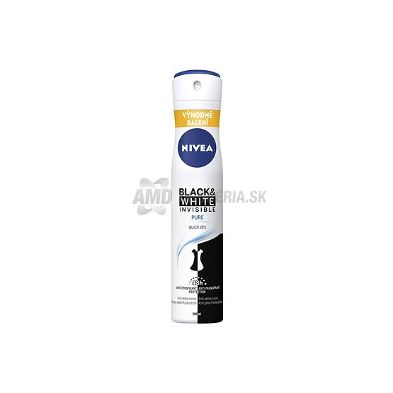 NIVEA DEODORANT INVISIBLE BAW PURE 200 ML 