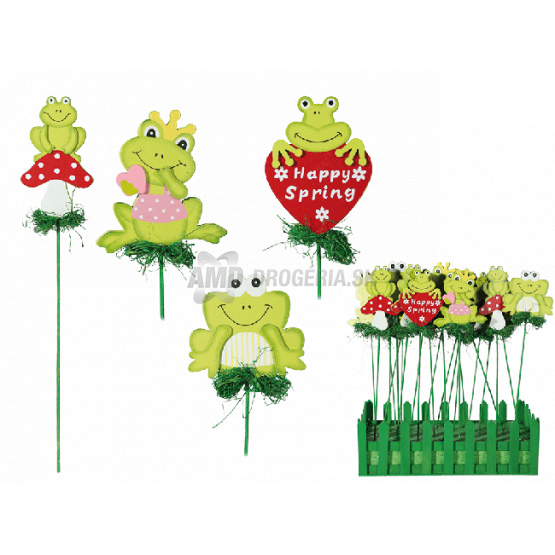 DREVENÝ ZÁPICH ŽABA 1 KS