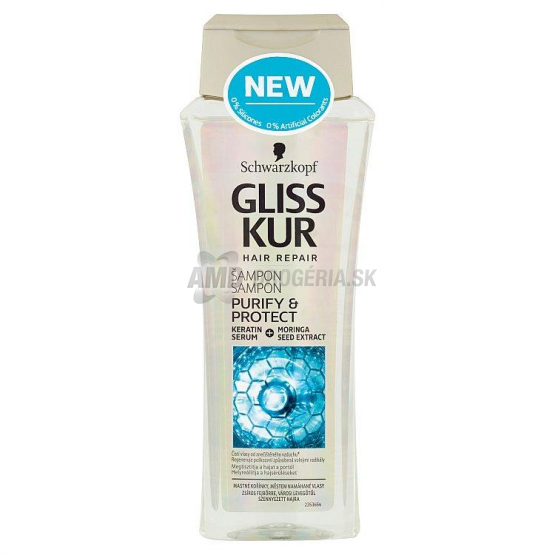 GLISS KUR ŠAMPÓN NA VLASY PURIFY PROTECT 250 ML