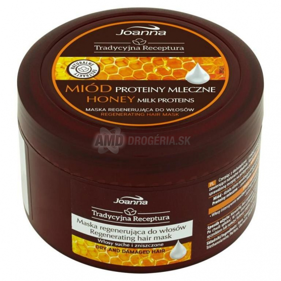JOANNA MASKA NA VLASY TRADIČNÁ MED MLIEČNE PROTEÍNY 250 G