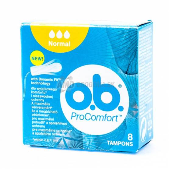O.B. TAMPÓNY PRO COMFORT NORMAL 8 KS