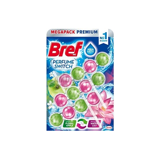 BREF WC POWER AKTIV PARFUME SWITCH APPLE A LILY 3 KS
