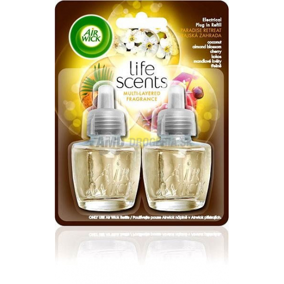 AIR WICK ELEKTRICKÁ NÁHRADNÁ NÁPLŇ DUO RAJSKÁ ZÁHRADA 2 X 19 ML