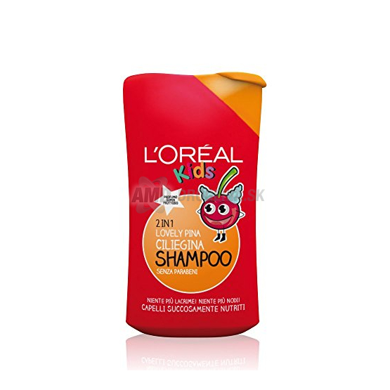 LOREAL DETSKÝ ŠAMPÓN 2v1 JAHODA, VIŠŇA 250 ML
