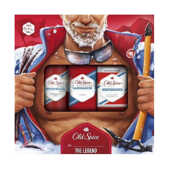 PÁNSKA DARČEKOVÁ KAZETA OLD SPICE WHITEWATER DEODORANT + SPRCHOVÝ GÉL 250 ML X18