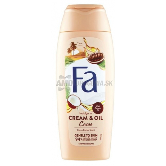 FA SPRCHOVÝ GÉL CREAM A OIL CACAO 400 ML 