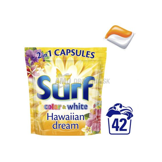 SURF TABLETY NA PRANIE COLOR WHITE HAWAI 42 PD