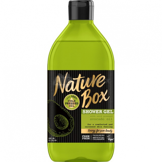 NATURE BOX SPRCHOVÝ GÉL AVOCADO 385 ML 