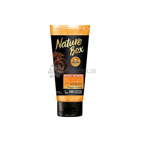 NATURE BOX TELOVÝ PEELING APRICOT 200 ML 