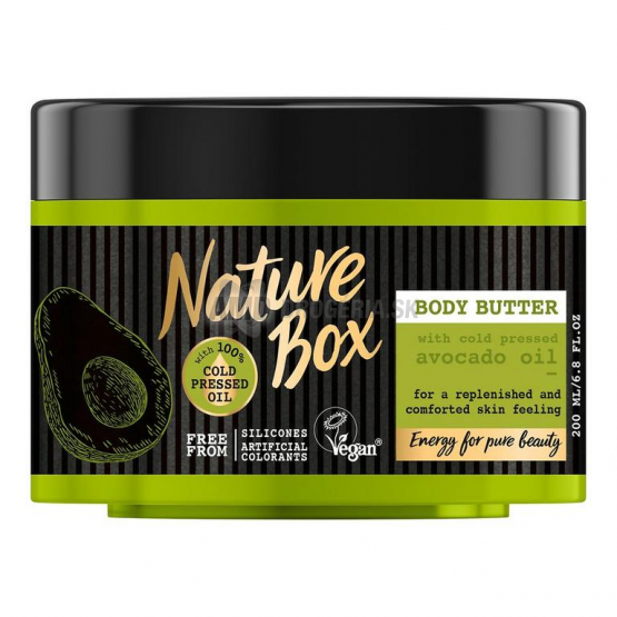 NATURE BOX TELOVÉ MASLO AVOCADO 200 ML 
