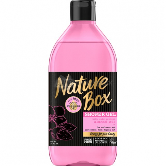 NATURE BOX SPRCHOVÝ GÉL ALMOND 385 ML 