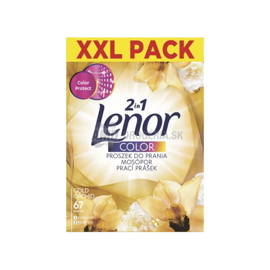 LENOR PRÁŠOK NA PRANIE GOLD ORCHID COLOR BOX 67 PD