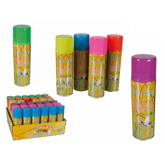 PARTY STRIEKACÍ SPREJ FAREBNÝ 1 KS