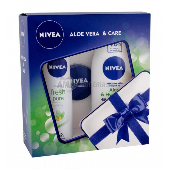 DARČEKOVÁ DÁMSKA KAZETA NIVEA BODY ALOE VERA X 18