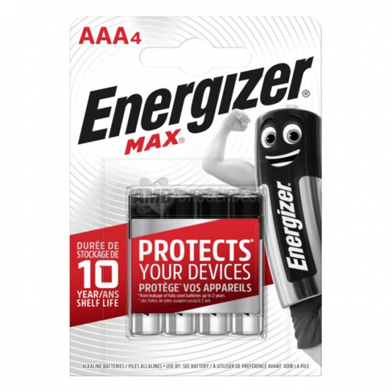 ENERGIZER AAA BATÉRIE MAX LR03 4KS