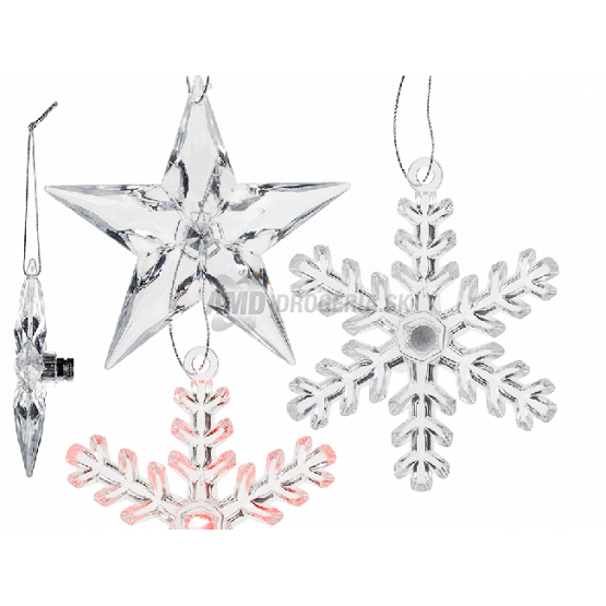 VIANOČNÁ OZDOBA S LED 1 KS