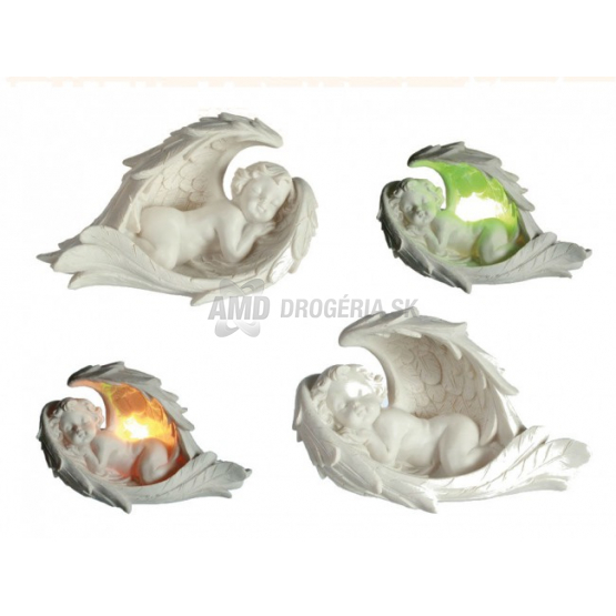 SOŠKA SPIACEHO ANJELA S LED SVETLOM 1 KS