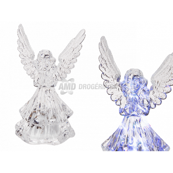 VIANOČNÝ ANJEL S LED PODSVIETENÍM 1 KS