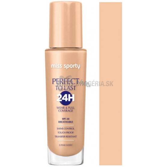Miss Sporty Perfect to Last 24H make-up 091 Pink Ivory, SPF 20, 30 ml