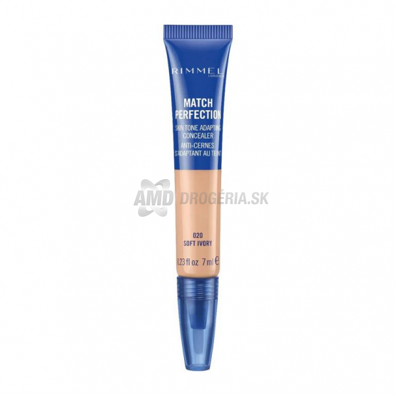 Rimmel London Match Perfection korektor 020 Soft Ivory, 7 ml