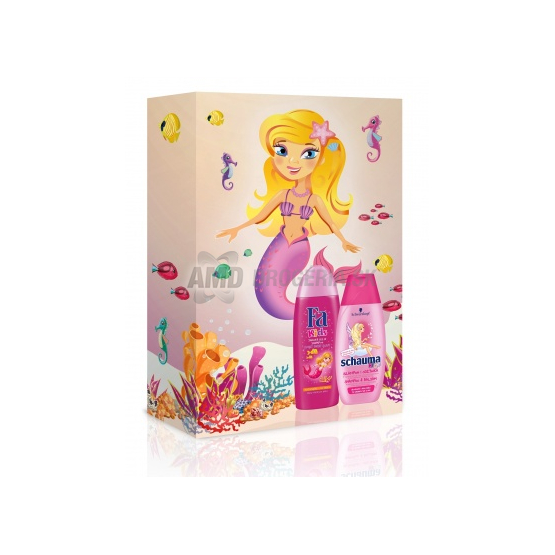 DETSKÁ DARČEKOVÁ KAZETA FA KIDS GIRL ŠAMPÓN + SPRCHOVÝ GÉL X18