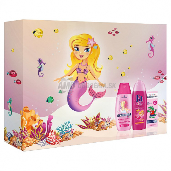 DETSKÁ DARČEKOVÁ KAZETA FA KIDS GIRL SCHAUMA KIDS + VADEMECUM X18