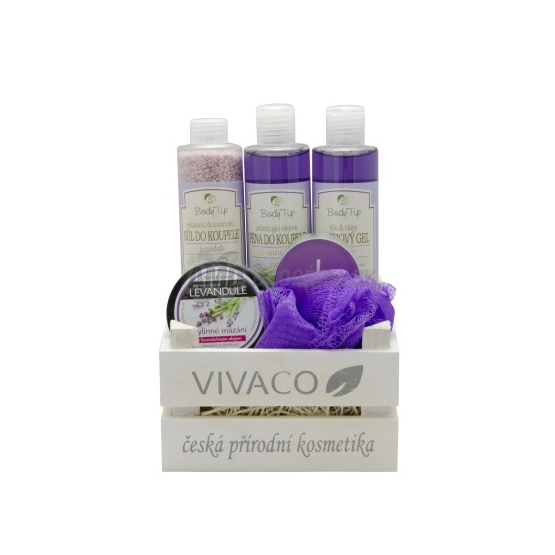 PRÍRODNÁ DARČEKOVÁ KAZETABODY TIP LEVANDUĽA DARČEKOVÝ KÔŠ S LEVANDUĽOVÝM OLEJOM V DREVENEJ DEBNIČKE X18