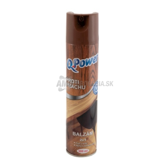 Q Power Sprej proti prachu, balzam 2v1 na nábytok, 300 ml