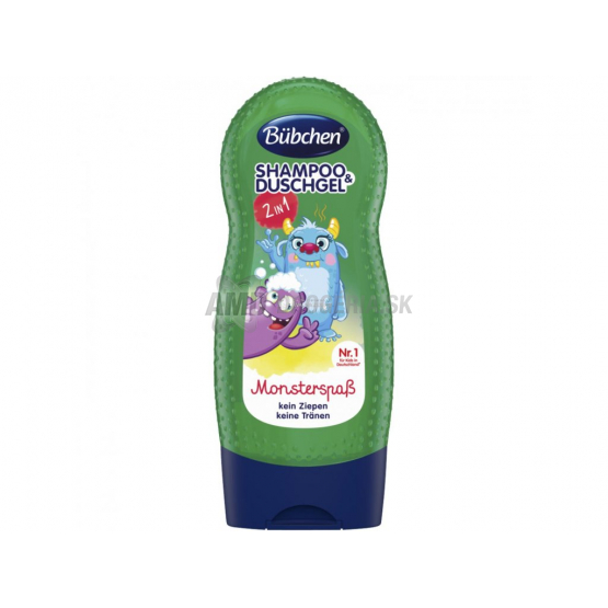 BUBCHEN KIDS SPRCHOVÝ GÉL 2v1 PRÍŠERKY 230 ML