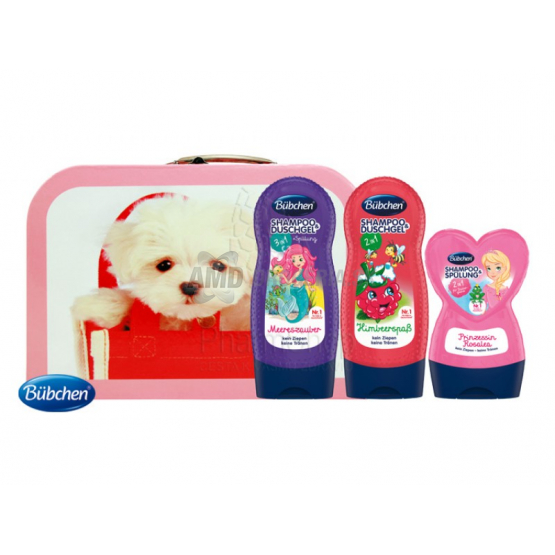 DETSKÁ DARČEKOVÁ KAZETA BUBCHEN DIEVČA S KUFRÍKOM X18