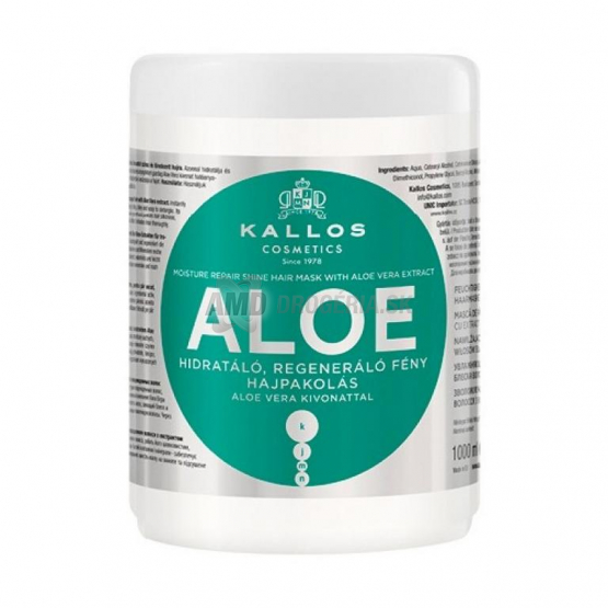 KALLOS MASKA NA VLASY ALOE 1L