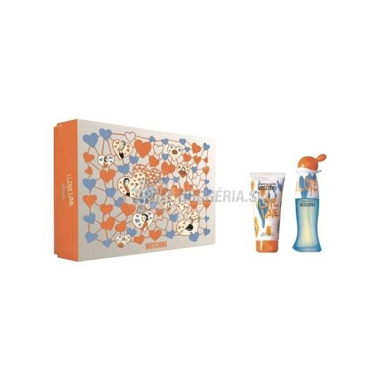 DARČEKOVÁ SADA DÁMSKA MOSCHINO ILOVE LOVE TOALETNÁ VODA 50 ML + TELOVÉ MLIEKO 30 ML