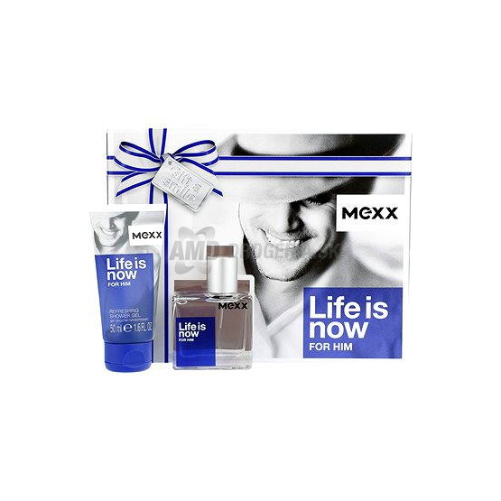 PÁNSKA DARČEKOVÁ SADA MEXX LIFE IS NOW MAN EDT 30ML + SG 50ML