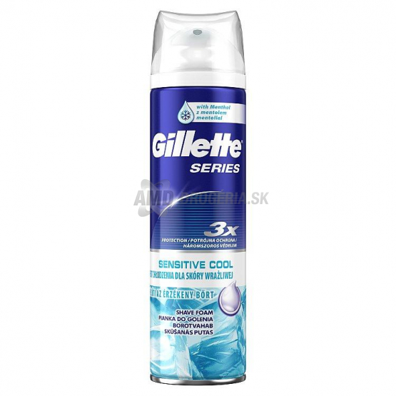GILLETTE PENA NA HOLENIE SERIES SENSITIVE COOLING 250 ML