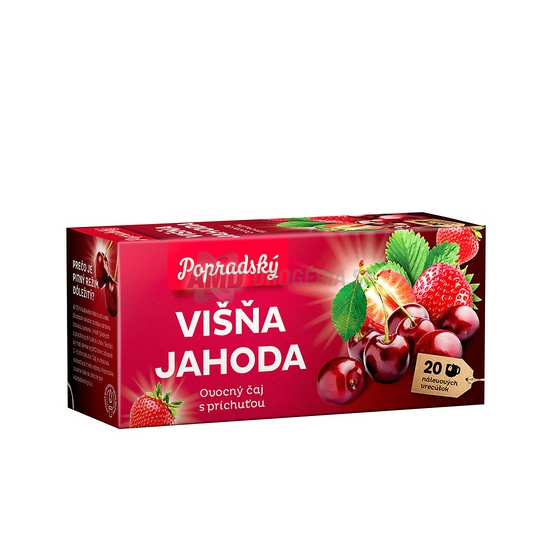 POPRADSKÝ ČAJ OVOCNÝ VIŠŇA JAHODA 20X2G