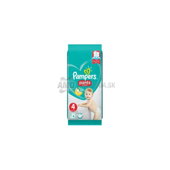 PAMPERS PANTS PLIENKOVÉ NOHAVIČKY 4 4KS
