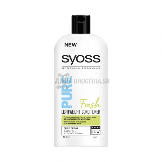 SYOSS BALZAM NA VLASY PURE FRESH 500 ML 