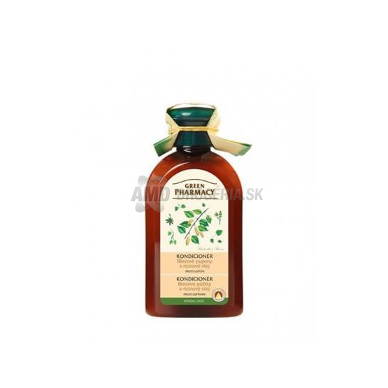 GREEN PHARMACY KONDICIONÉR  BREZOVÉ PÚČIKY A RICÍNOVÝ OLEJ 300 ML