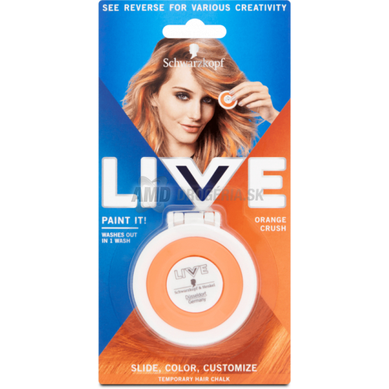 LIVE KRIEDA NA VLASY ZMYVATEĽNÁ ORANGE 1 KS
