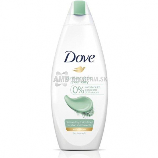 DOVE SPRCHOVÝ GÉL CLAY DETOX GREEN 250 ML 