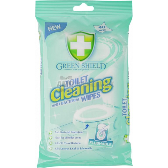 GREEN SHIELD VLHČENÉ OBRÚSKY SMALT 40 KS 