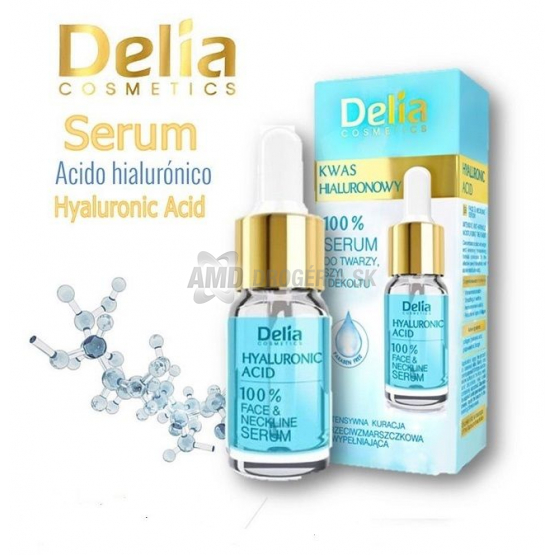 DELIA SÉRUM NA TVÁR S KYSELINOU HYALURONOVOU 10 ML 
